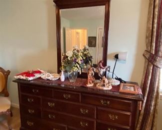 Dresser and mirror 