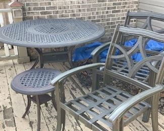 PATIO TABLE AND CHAIRS