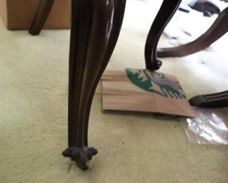 Legs of the chairs