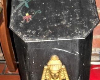 Vintage coal or ash bin.