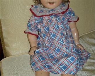 Shirley Temple doll in original dress.