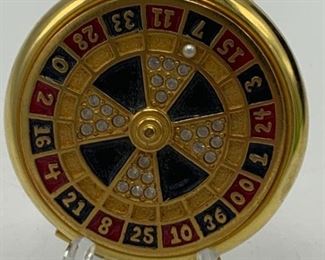 ESTEE LAUDER COMPACT ROULETTE WHEEL LUCKY SEVEN WINS