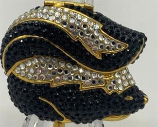 Estee Lauder Country Chic Skunk Crystal Compact