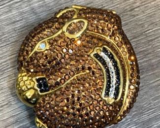 Estee Lauder Crystal Chipmunk Compact Case