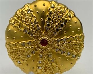 Estee Lauder Gold Pressed Powder Compact