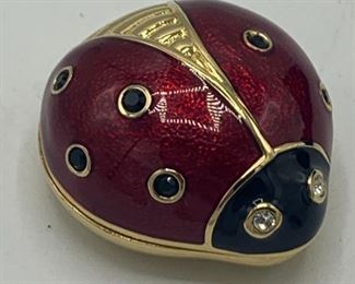 Estee Lauder Ladybug Solid Perfume Compact Case