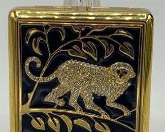 Vintage Estee Lauder Mischievous Monkey compact