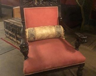 Elaborate Victorian Arm Chair