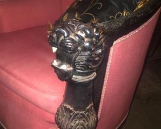 Detail of Victorian Arm Chair