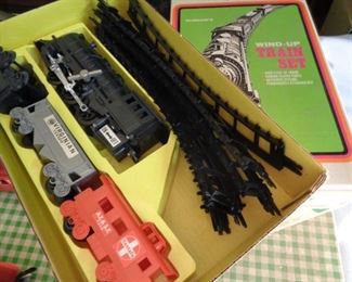 Durham's Wind-Up Train Set in original box