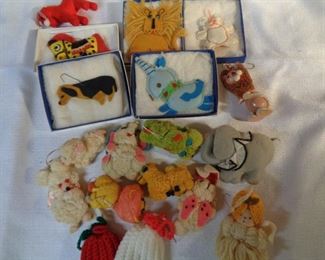 selection of soft ornaments