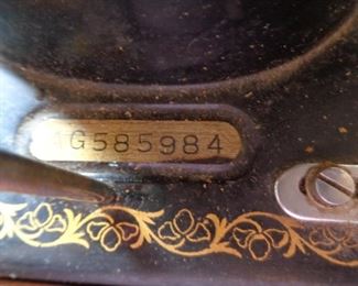 Singer sewing machine serial #-we have the original receipt, purchased 1948