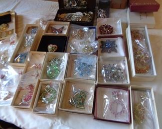 vintage New In Box pins and jewelry-hundreds of pieces