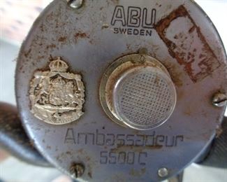 ABU Amassadeur 5500C made in Sweden vintage Rod and Reel