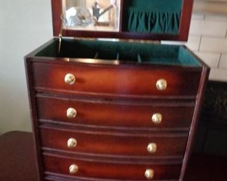 small table top jewelry box