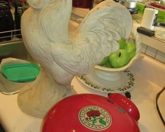 rooster figure, small kitchen appliance