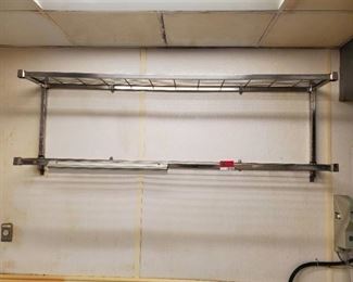 6ft x 1ft Metal Wall Shelves