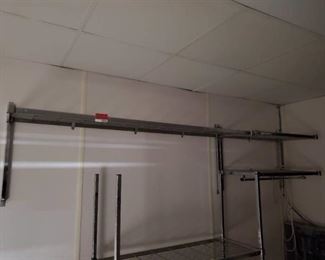 9ft x 18in Metal Wall Shelves