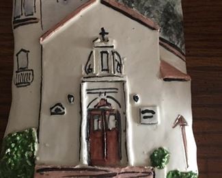 Handmade & Signed Our Lady of Mercy, Opelousas Plaque 