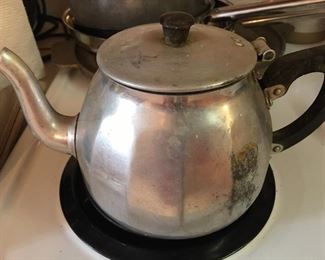 Sweet Vintage Aluminum Tea Pot
    (Made in England)