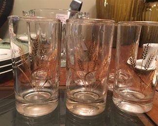 Set of (6) Wheat Juice Glasses