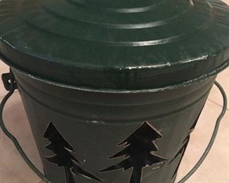 Sweet Metal Can with Christmas Lights Inside