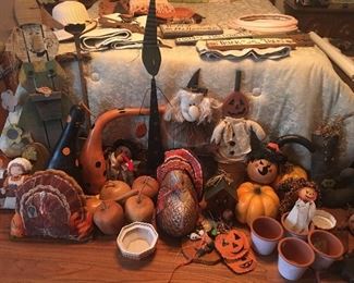 Large Collection of Fall Decor