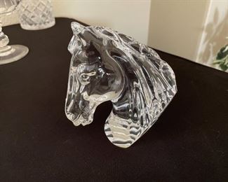 Waterford Crystal Horse Head