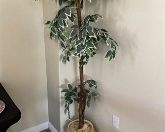 Tall faux tree