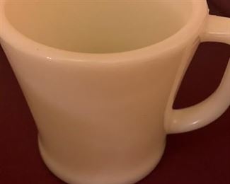 Rare flat bottom Fire-King mug 