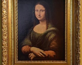 52. Small pictures of famous Louvre collections