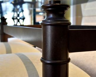 62. Dining table closeup of frame