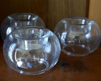 73. glass votive holders