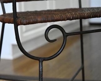 79. iron chair detail
