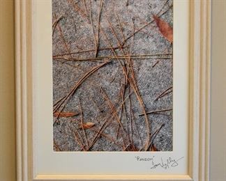 218. signed artwork, photograph