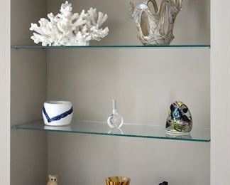 213. coral, decorative items