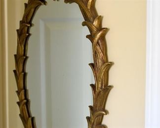 339. gold framed medium sized mirror
