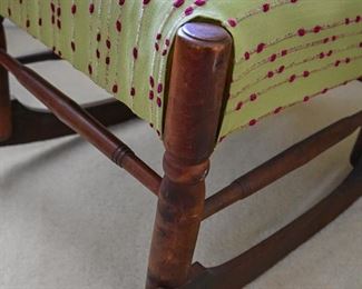 355. gothic rocking chair detail