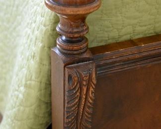 378. bed footboard detail