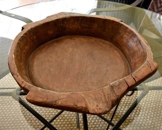 446. large wooden bowl