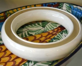 470. unique ceramic circular vase