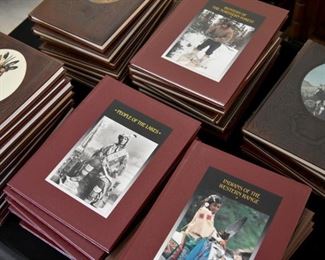 491. leather-bound books