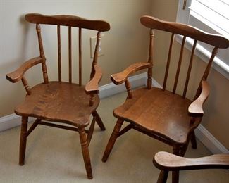 497. children's chairs, pair