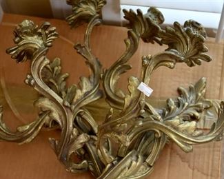 514. Parisian wall sconces, pair