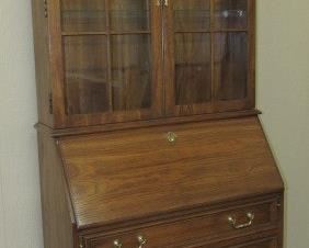 Jasper Cabinet Company Oak Bookcase/Secretary