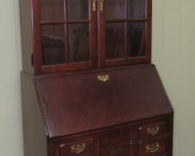 Jasper Cabinet Company Cherry Bookcase/Secretary