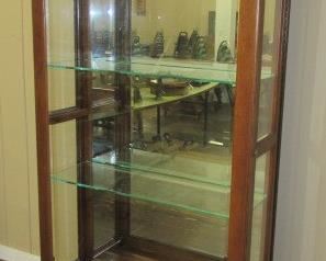 Jasper Cabinet Company Oak Lighted Display Cabinet