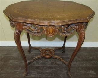 Carved Parlor Table