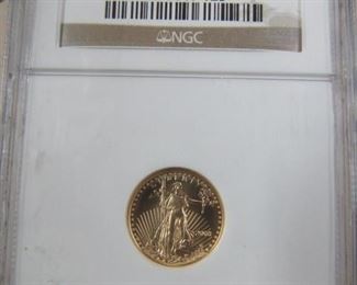 NGC 2008 Eagle $5.00 Gold Coin