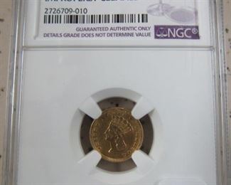 NGC 1889 Gold $1.00 Coin